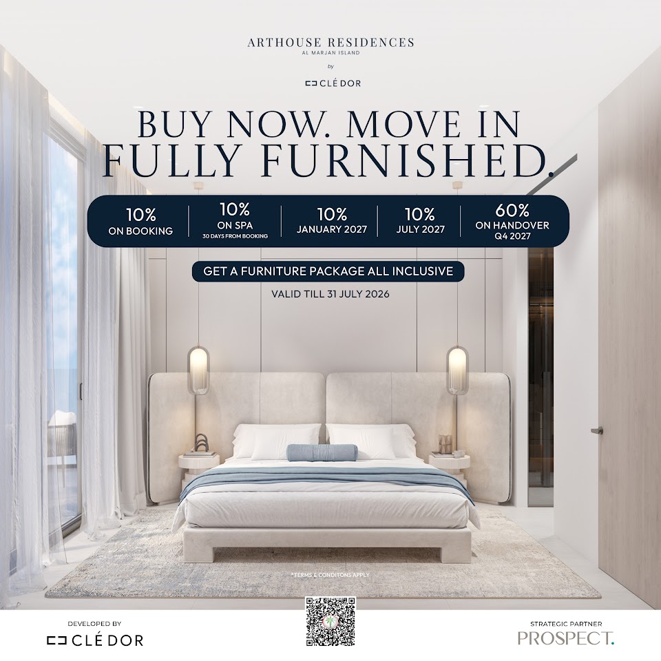 Buy Now. Move In Fully Furnished. — Arthouse Residences promotional creative